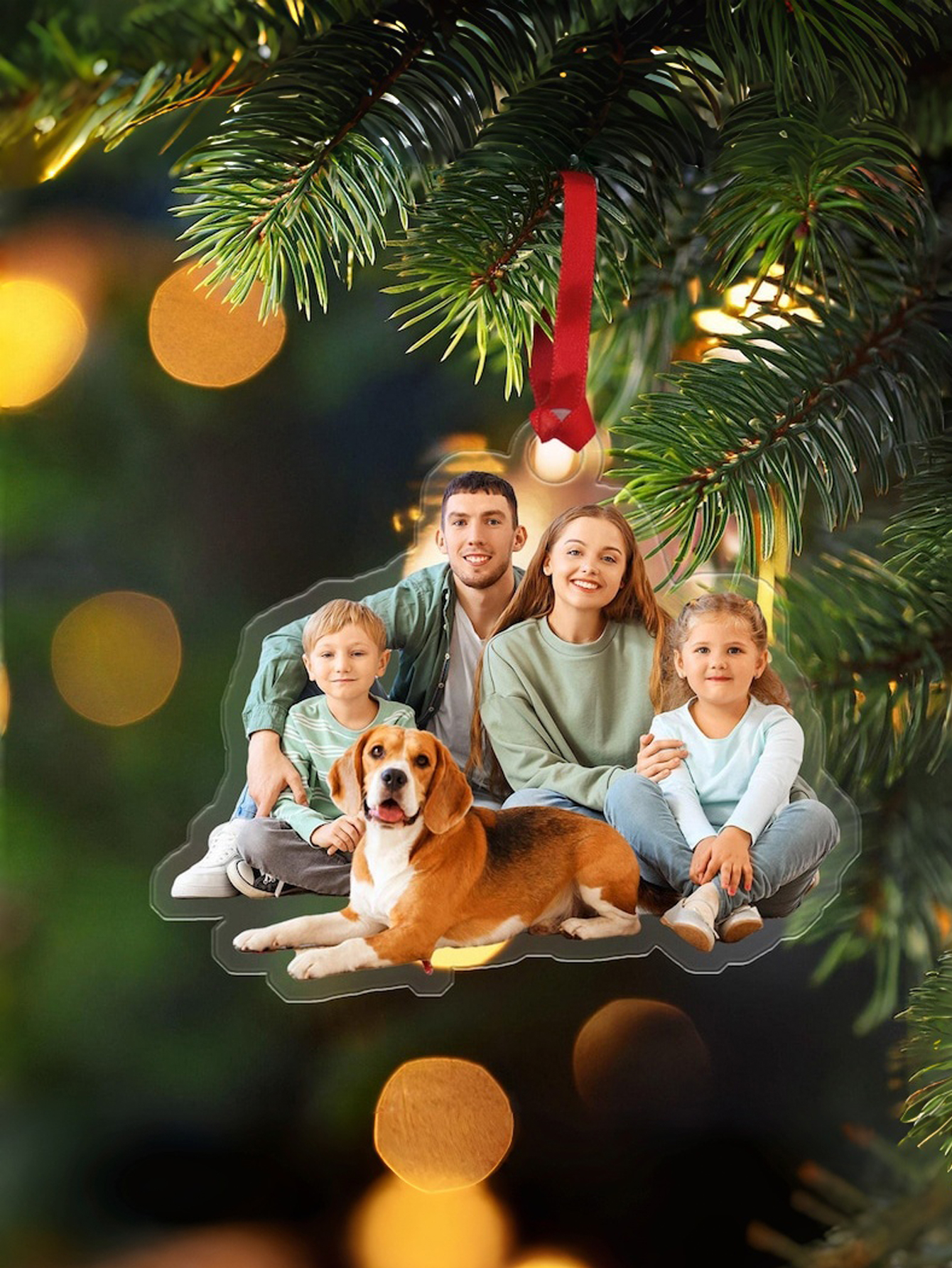 Customized Personalized Christmas Photo Ornaments